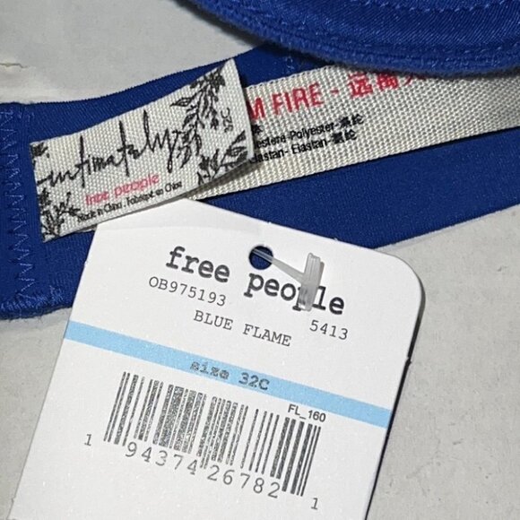 Free people blue Ari Underwire Neo Bra size 32C - Picture 12 of 16